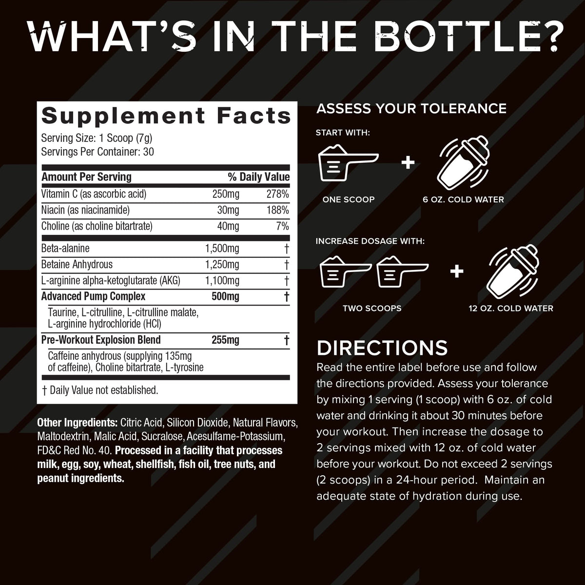 Six Star Pre Workout PreWorkout Explosion Pre Workout Powder for Men & Women PreWorkout