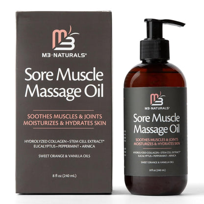 Complete Recovery Bundle with Arnica Massage Oil & Magnesium Lotion for Sore Muscles