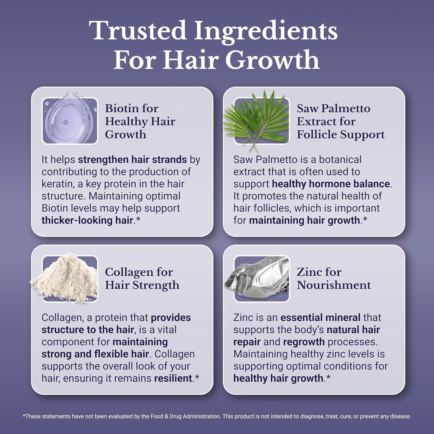 Hair Switch | Hair Growth Supplements for Men & Women | Thicker, Fuller-Looking Hair, DHT blocker, Saw Palmetto, Horsetail extract, Zinc, 30 Days Supply, 60 Capsules