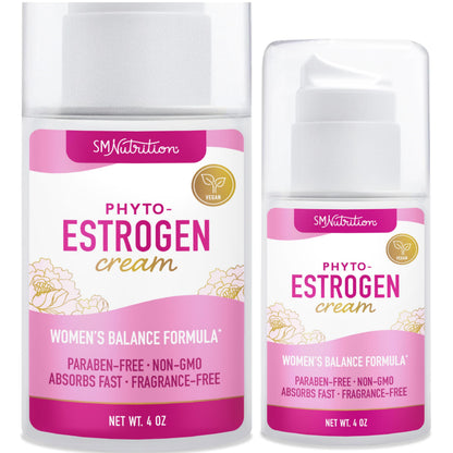 Phyto Estrogen Cream for Women | Plant Based Hot Flash, Menopause & Menstrual Cycle Support