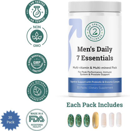 Men's Daily 7 Essentials & Sleep Complex Bundle