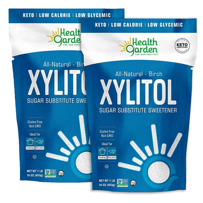 Health Garden Birch Xylitol Sweetener - Xylitol Sugar Substitute - 15 oz