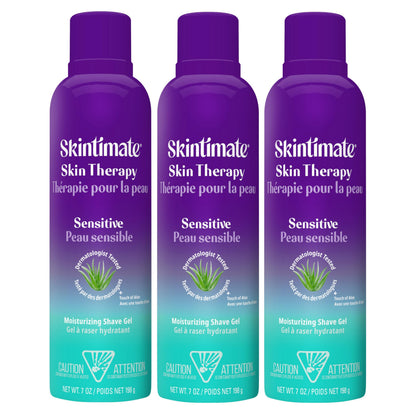 Skintimate Skin Therapy Sensitive Skin Moisturizing Shave Gel for Women with Vitamin E