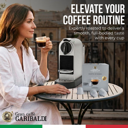 Gran Caffè Garibaldi Espresso Pods, Decaffeinato, 50Count