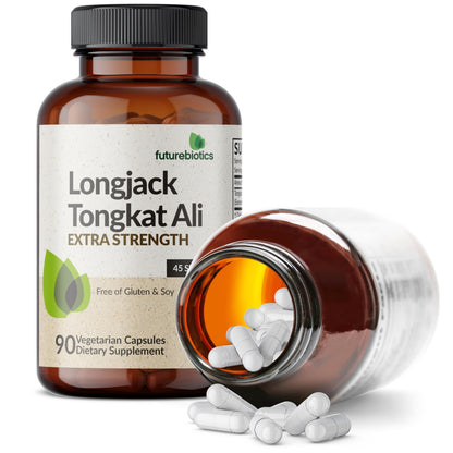 Futurebiotics Longjack Tongkat Ali Extra Strength Energy & Stamina Support - Non-GMO, 300 Vegetarian Capsules