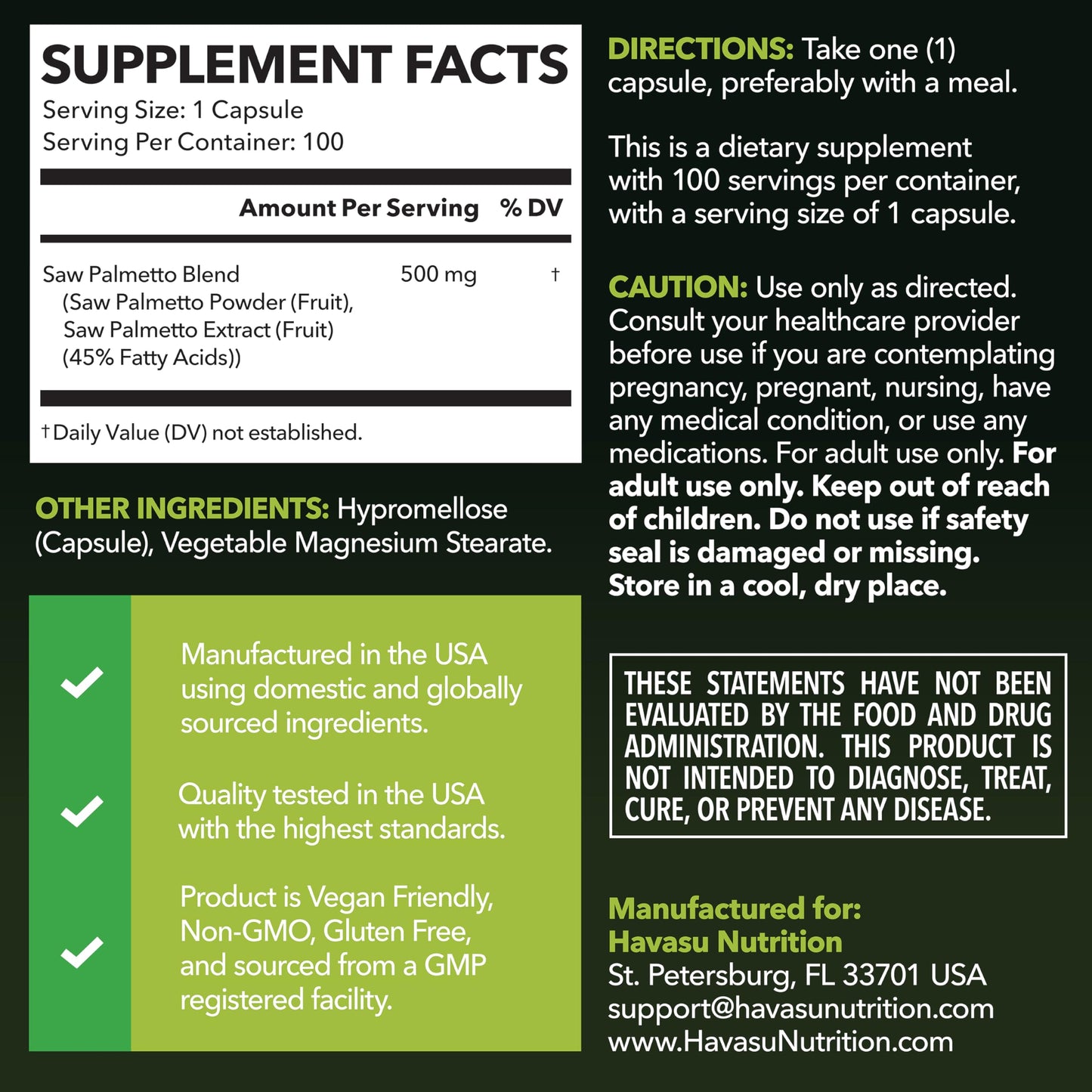 Saw Palmetto for Men, DHT Blocker and Prostate Health Supplement, 120 Count | Potent 3X Formula with Pumpkin Seed Oil and Stinging Nettle, Bladder and Urinary Support, Vegan, Non-GMO, 2-Month Supply