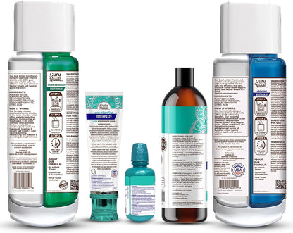 GuruNanda Oral Care Kit for Teeth Whitening, Shine Bright Stay Fresh
