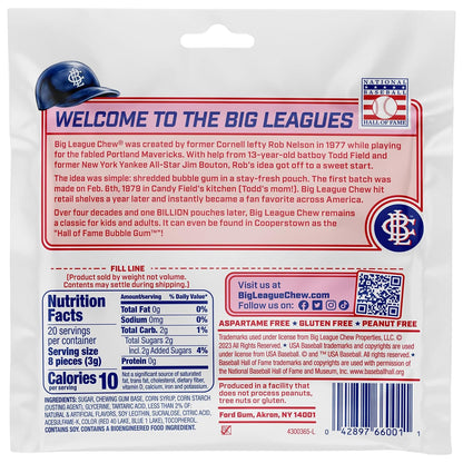 Big League Chew Grape - Chewing Bubble Gum Pack of 3, 2.12 oz