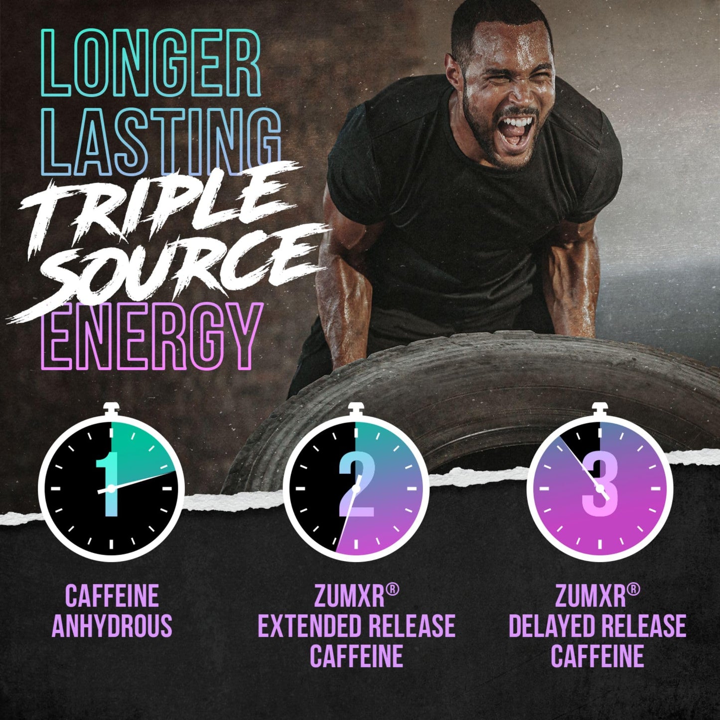 ALPHA LION Superhuman Extreme High Stim Pre Workout Powder, Beta Alanine, L-Taurine & 356mg Tri-Source Caffeine for Sustained Energy, Nitric Oxide & Citrulline for Pump (21 Servings, Slaughtermelon)