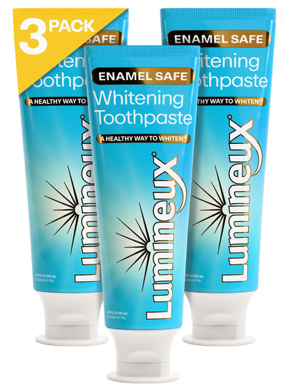 Lumineux Teeth Whitening Toothpaste, Peroxide Free, 3.75 oz, 2 Pack