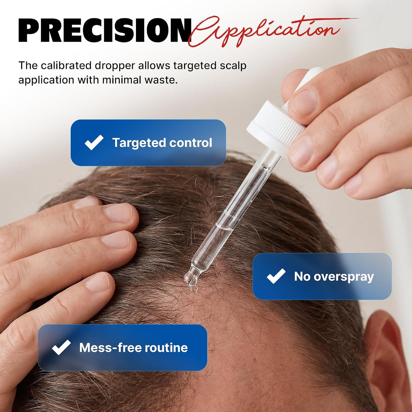 Kirkland Minoxidil for Men Liquid, Extra Strength Hair Regrowth Treatment 5%, 6 Months Supply - Upgraded Dropper Applicator and Bonus Free Guide Included