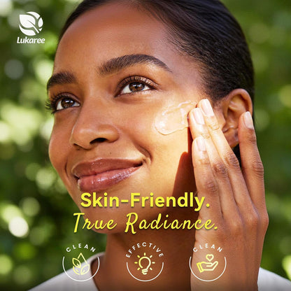 Lukaree Vitamin C Serum for Face, Dark Spots, Fine Lines & Support Collagen | Vitamin C Serum 20% Brightening Face Serum with Sodium Hyaluronate - All Skin Types, Plus Vit C Caps, 1 Fl Oz + 60 Caps