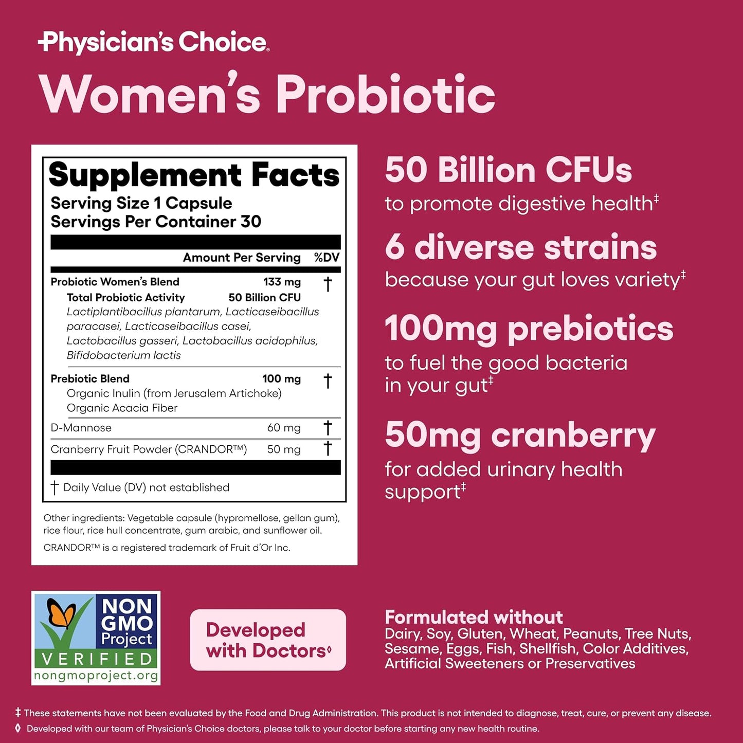 Physician's CHOICE Feminine Power Duo Bundle - Vaginal Probiotic + Womens Probiotic Bundle