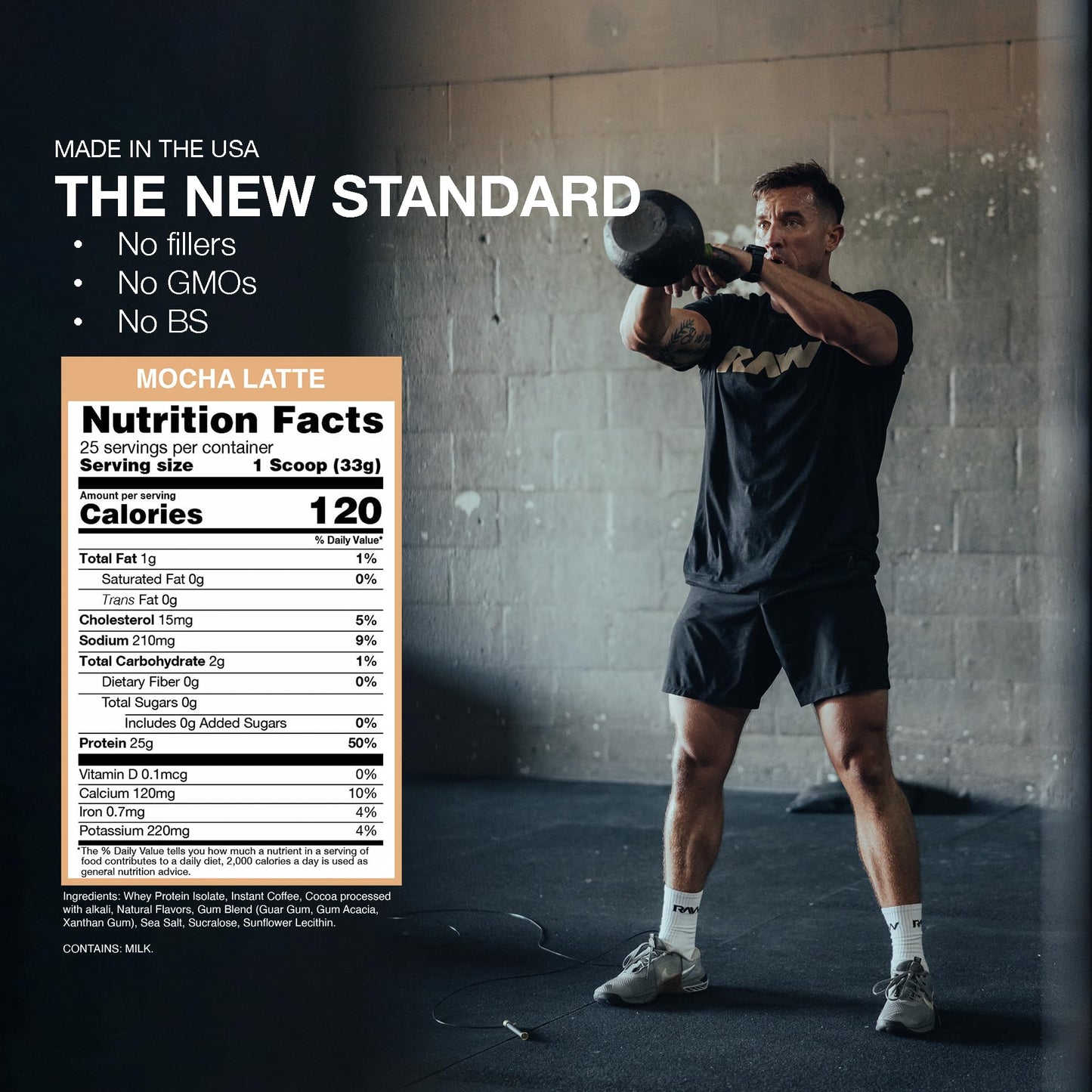 RAW Whey Isolate Protein Powder, Vanilla Oatmeal Cookie (CBUM Itholate Protein) - 100% Grass-Fed Sports Nutrition for Muscle Growth & Recovery - Low-Fat, Low Carb, Naturally Flavored - 25 Servings