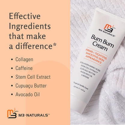 Anti Cellulite Body Massage Oil and Bum Bum Cream Bundle by M3