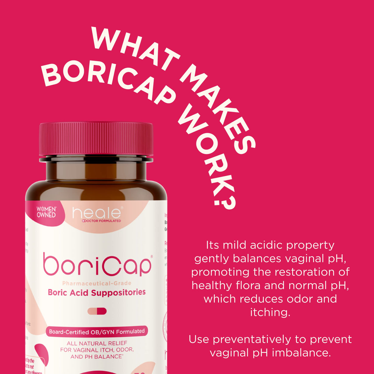 BoriCap and FloraCap BV Blasting Bundle for Balanced pH