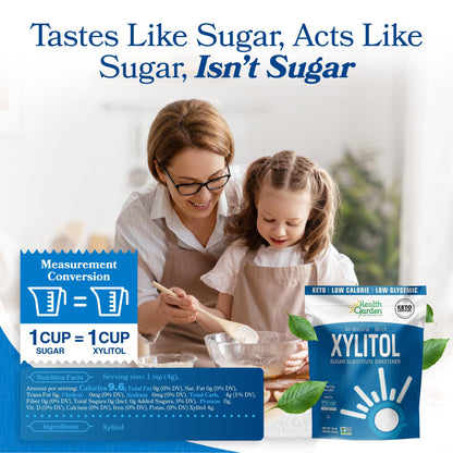 Health Garden Birch Xylitol Sweetener - Xylitol Sugar Substitute - 15 oz