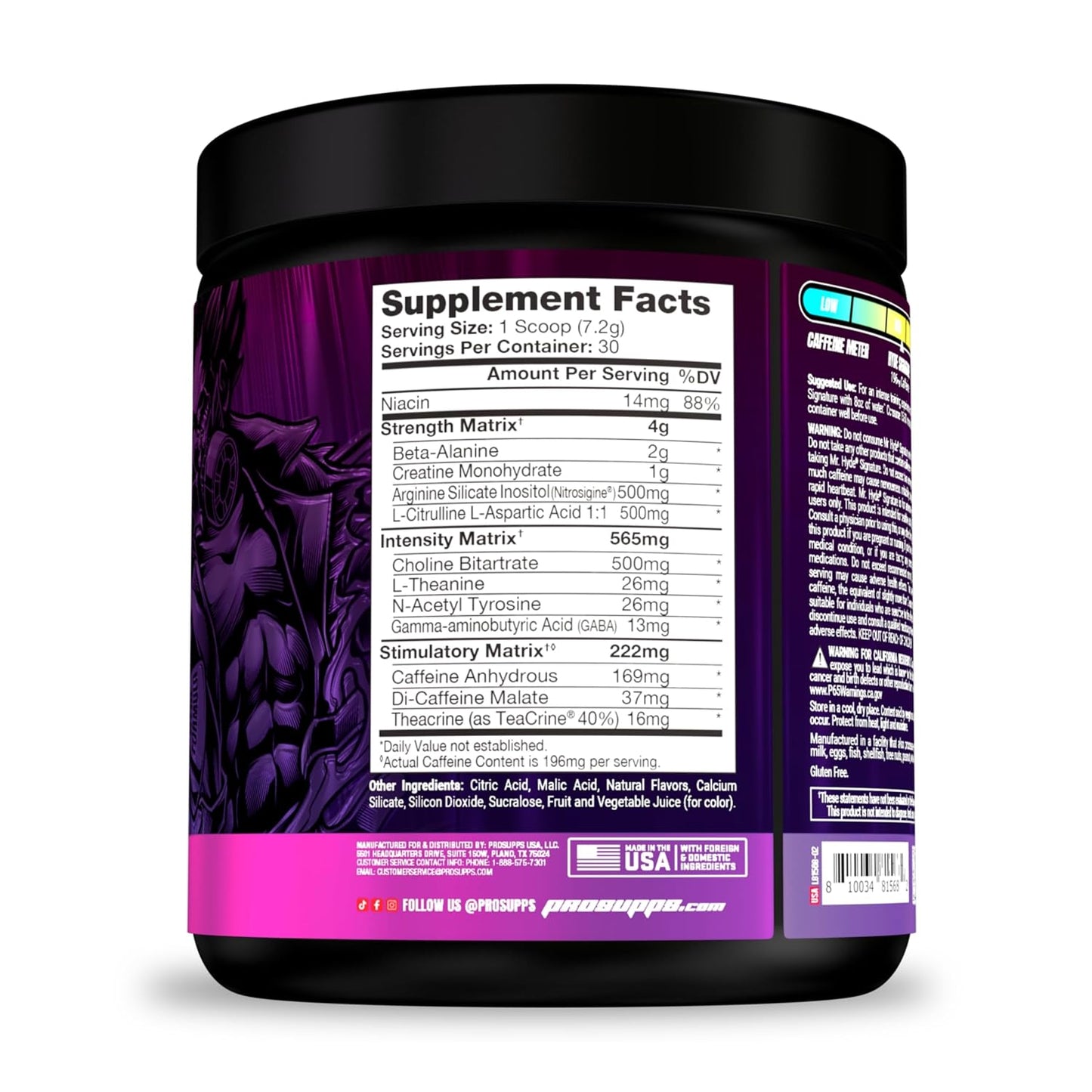 PROSUPPS Hyde Signature Sustained Pre Workout, Pixie Dust and Creatine 300 Bundle