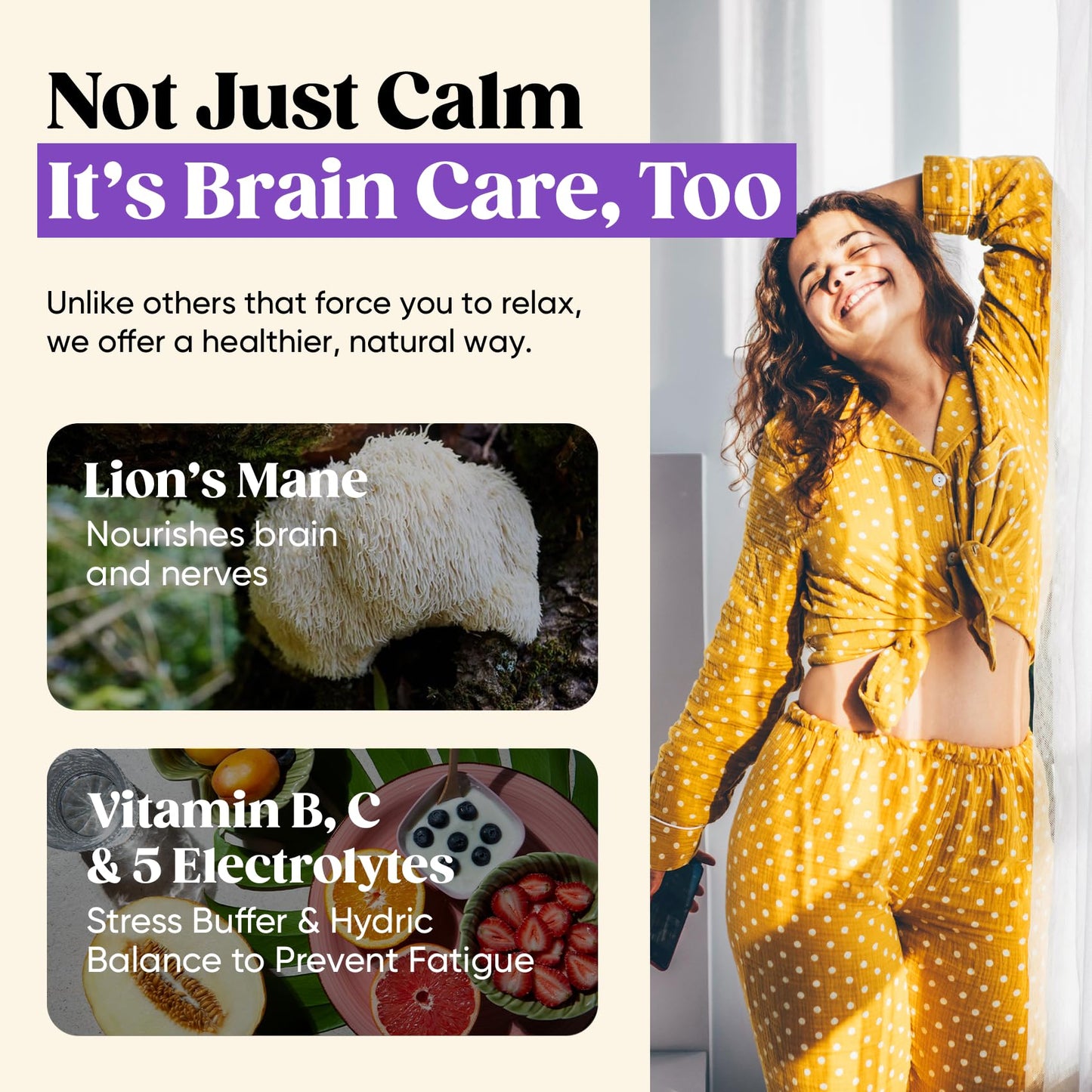 Venture Pal Calm Drink Mix, 12-in-1 Cortisol Reducer & Sleep Aid | Magnesium Glycinate, Ashwagandha, L-Theanine & Vitamin D, Calm Magnesium Powder for Relax & Focus, No Sugar, Non GMO