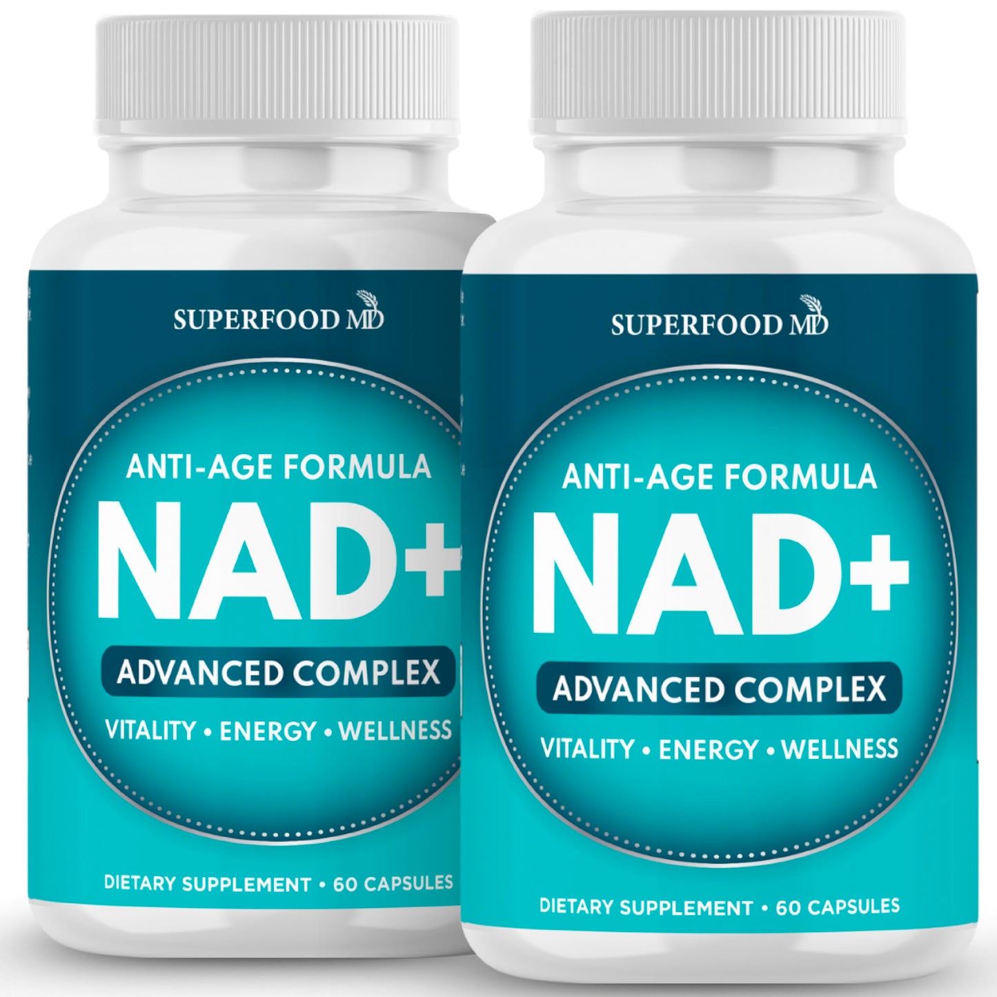 NAD+ Supplement Liposomal + Resveratrol for Women & Men, Astaxanthin, CoQ10, Alpha Lipoic Acid, Green Tea - 120 Count