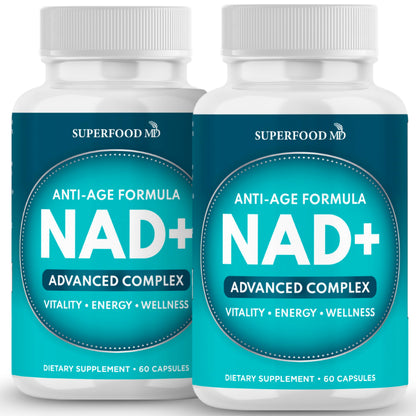 NAD+ Supplement Liposomal + Resveratrol for Women & Men, Astaxanthin, CoQ10, Alpha Lipoic Acid, Green Tea - 120 Count