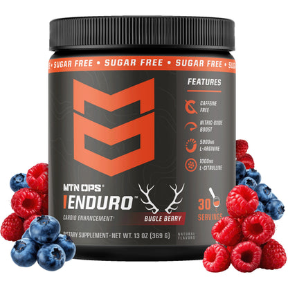 MTN OPS Enduro Stim-Free Pump Pre Workout, Pineapple