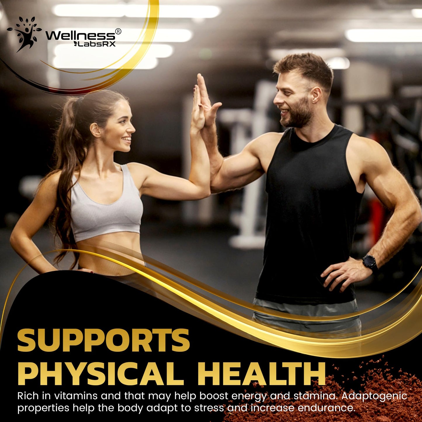 WELLNESS LABSRX Mushroom Powder, 25 in 1 Mushrooms Supplement - 2000mg, 25 Superfood Mishroom Lions Mane Powder with Chaga, Shiitake, Cordyceps, Reishi - Lion's Mane Mushroom - 120 Servings