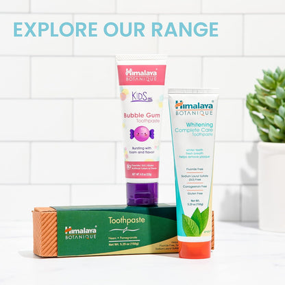 Himalaya Botanique Whitening Complete Care Toothpaste Mint, 5.29 oz, 2 Pack