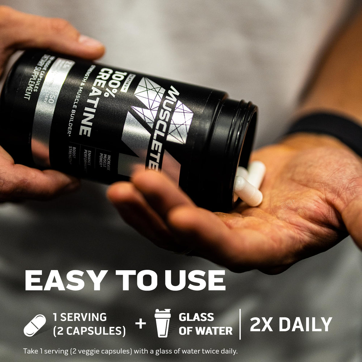 MuscleTech Platinum 100% Creatine Pills | Creatine Monohydrate Pill| | Muscle Recovery