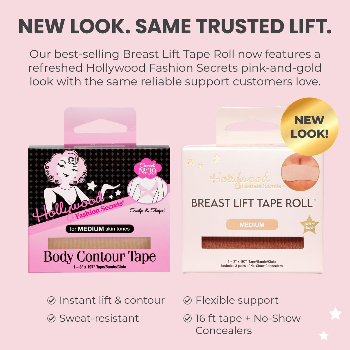Hollywood Fashion Secrets Body Contour Tape