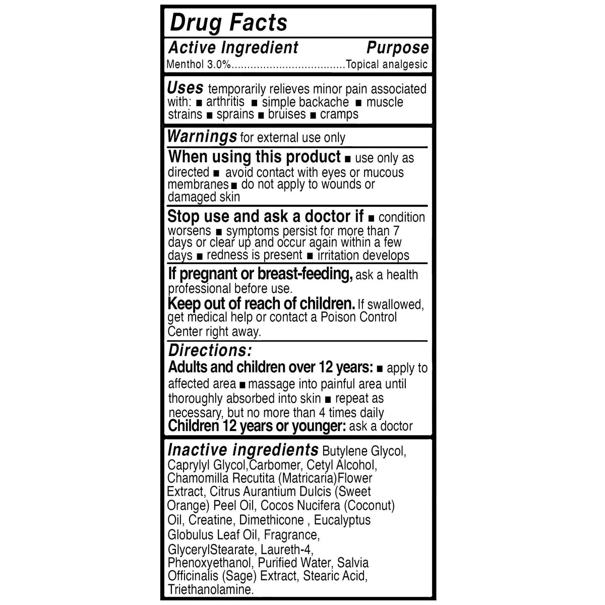 CONTROL, Menstrual Cramp Relief Cream, Topical Pain Relief for Period Cramps and PMS, Period Relief