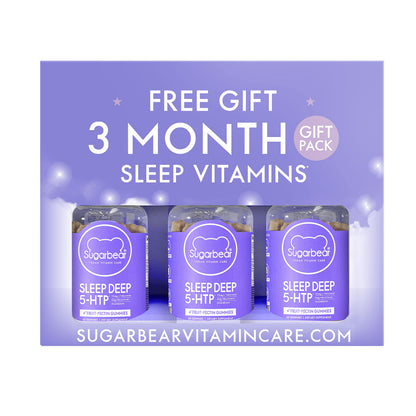 Sugarbear Sleep Aid Gummies for Adults with Melatonin 6mg, Magnesium