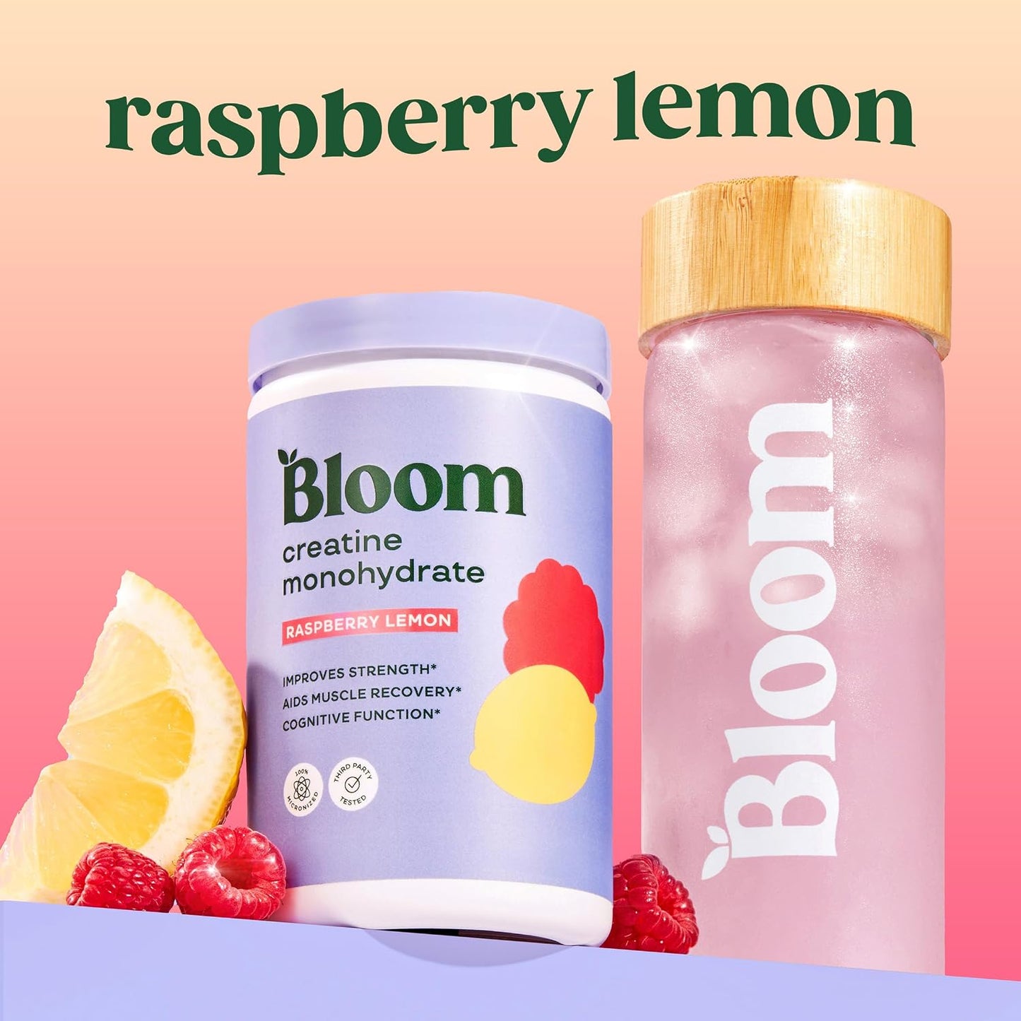 Bloom Raspberry Lemon Creatine and Berry Greens Bundle