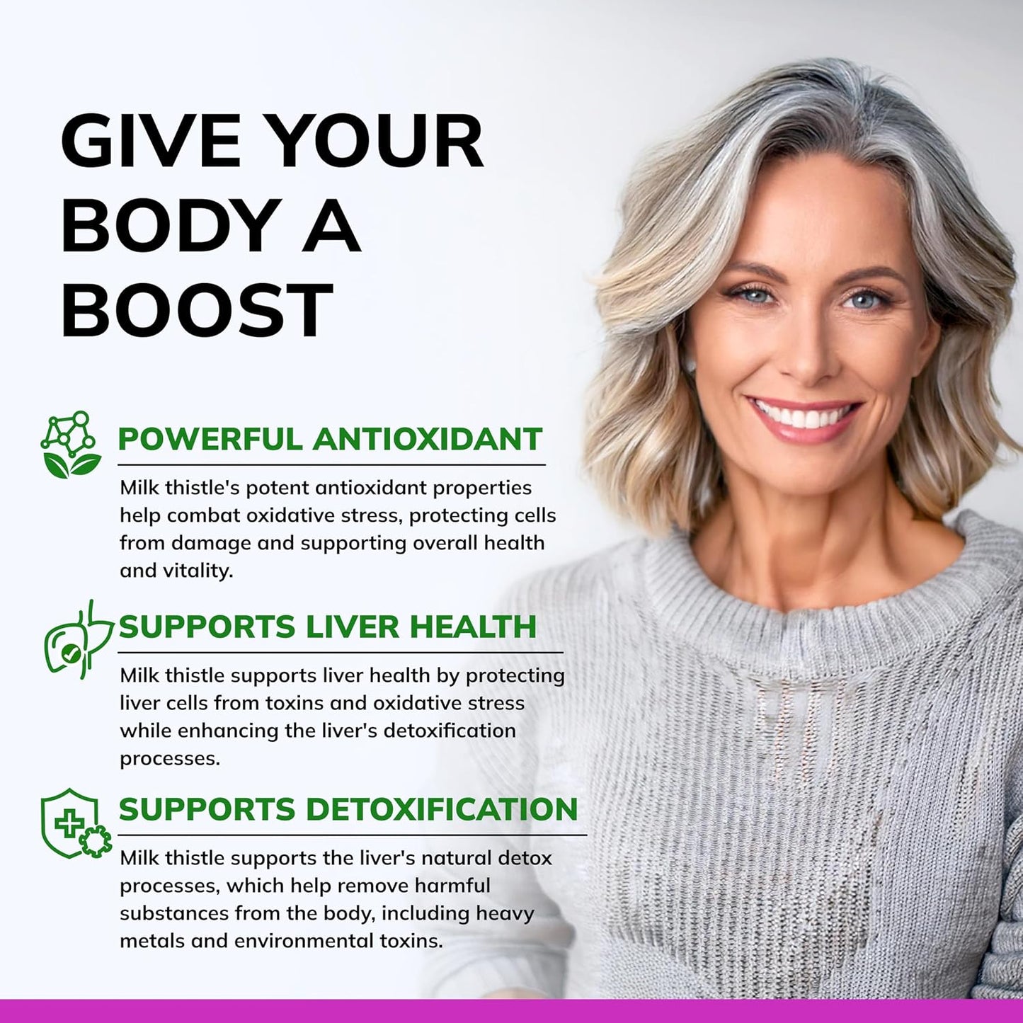 Milk Thistle Supplement - 200 Capsules - Silymarin Extract for Liver Detox | 4X Concentrated Extract - 4:1 Milk Thistle Seed Powder Herb Pills - Support Liver Cleanse - 250mg Per Capsule