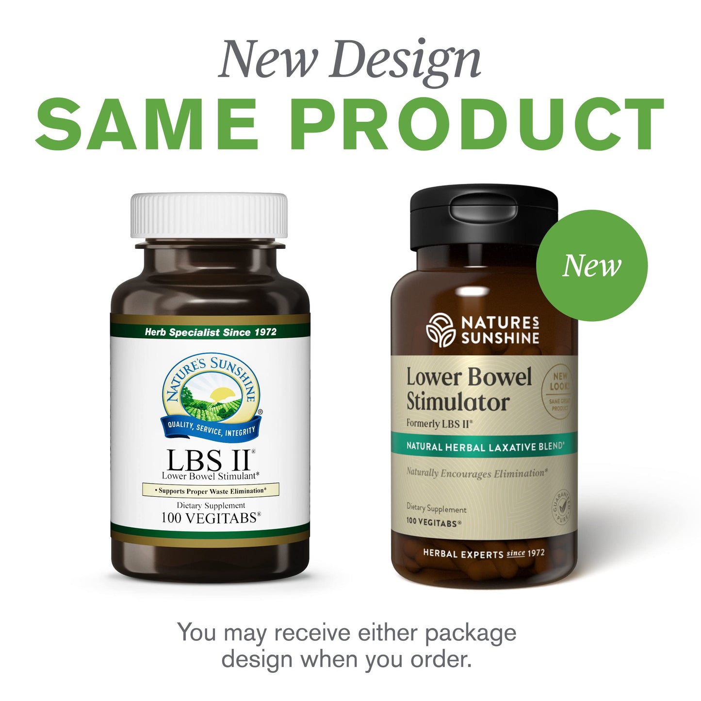 Nature's Sunshine Lower Bowel Stimulator - Helps Relieve Constipation - Cleanse & Detox Your Colon with Natural Herbal Ingredients - 25 Servings - 100 Vegcaps