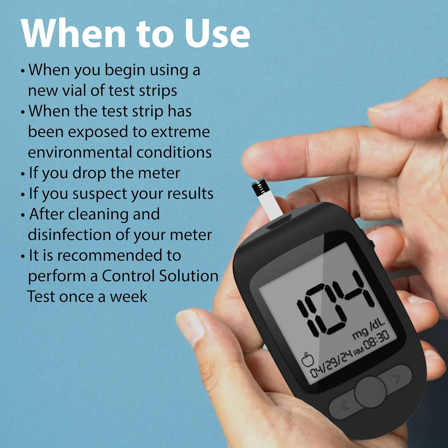 TRUENESS Level 1 Control Solution | Solution for Use with TRUENESS Blood Glucose Test Strips and Meter, Use to Confirm Glucose Testing System Works Correctly