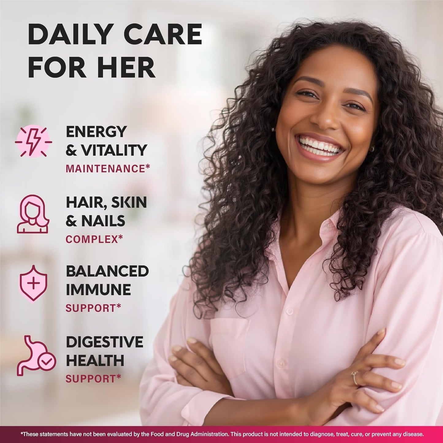 Multivitamin for Women - B-Complex | Whole Foods | Hair Growth Support | Digestion & Metabolism | Iron - 47in1 Womens Multivitamin - Bioavailable & Gentle on Stomach - 90 Capsules, 3 Month Supply