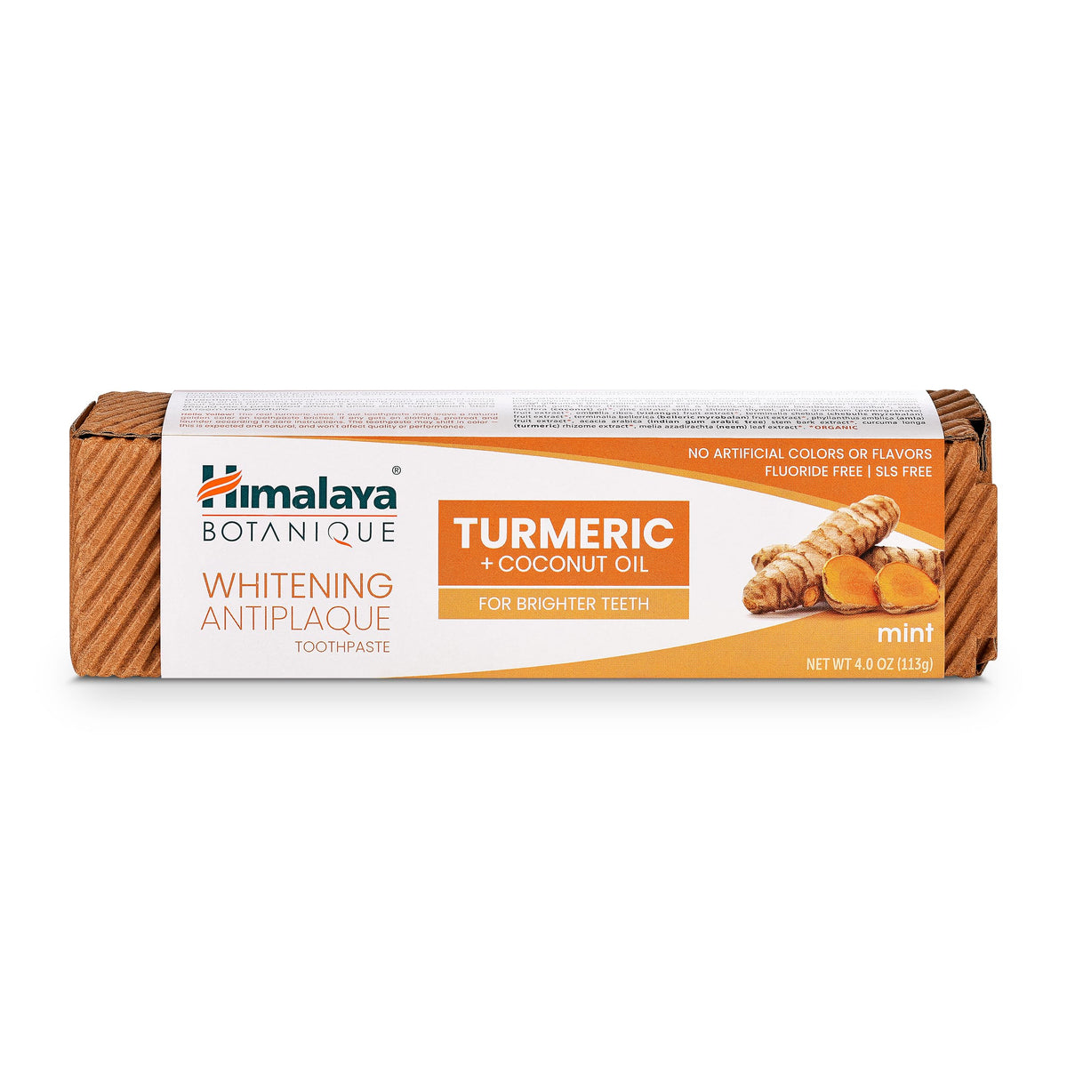 Himalaya Botanique Whitening Antiplaque Charcoal Toothpaste, 4 oz, 2 Pack