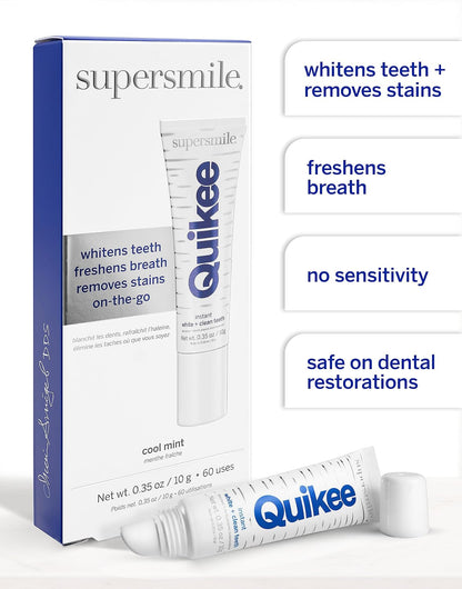 Supersmile Quikee On-The-Go Whitening Gel, Brush-Free Instant