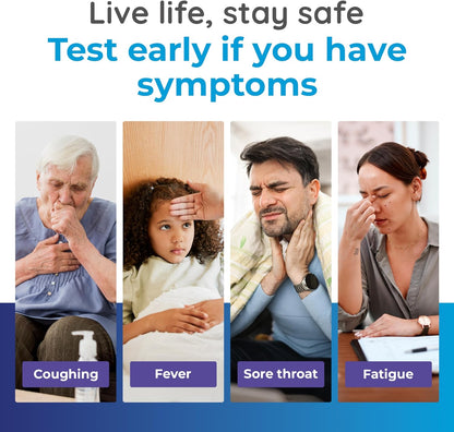 INDICAID COVID-19/Flu A&B 3-in-1 Antigen Test, Covid Flu Test Combo Kit, Accurate Results in 10 Minutes, Made in USA, 2 Tests Easy to Use at Home, School, Working Place, FSA/HSA Eligible | Covid Flu Home Test,