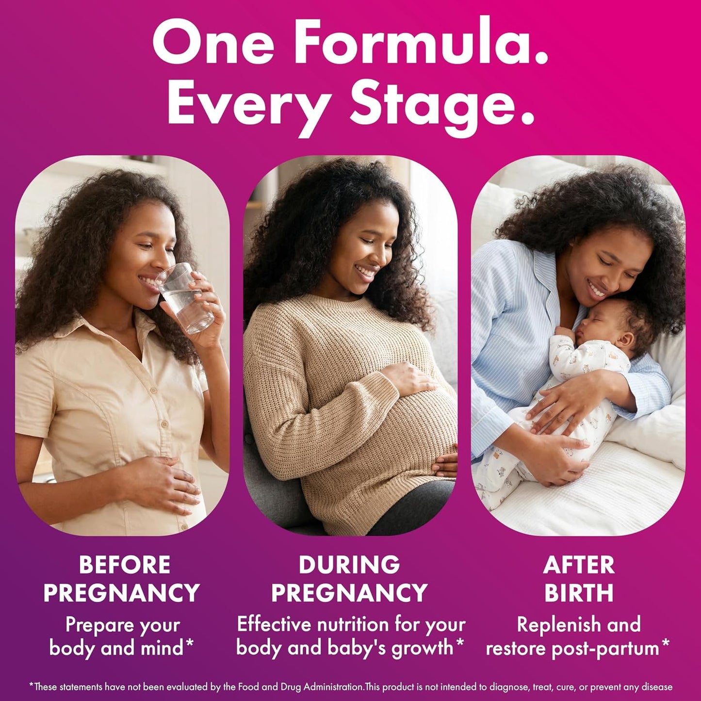 by INDICAID Prenatal Vitamins for Women- Sophisticated Folate and 18 Vitamins and Minerals for Neural Tube Support & Fetal Brain Development, Gluten-Free, Dairy-Free & Soy-Free - 30 Servings