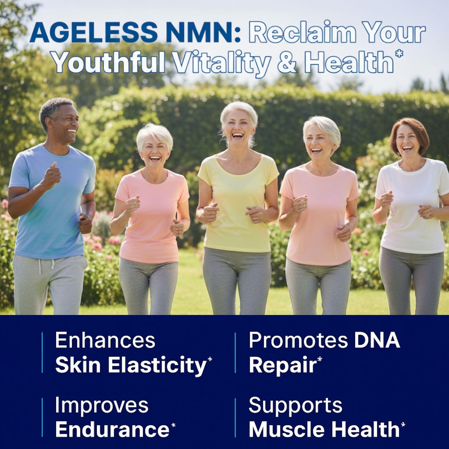 NMN Supplement 500mg For Women & Men 90 Capsules, Supports skin health | 99% Pure Nicotinamide Mononucleotide, NAD Boost for Healthy Aging & Cellular Energy, Longevity Support, Non-GMO Vegan