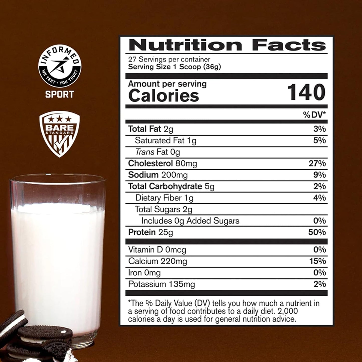 BARE PERFORMANCE NUTRITION BPN Whey Milk N' Cookies Protein + Creatine Bundle