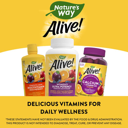 Nature's Way Alive! Women's Daily Ultra Multivitamin, High Potency Formula