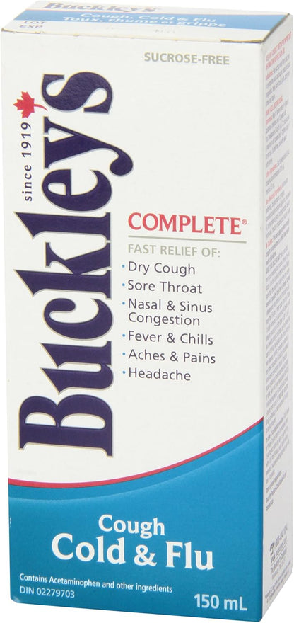 Buckley's Original complete syrup; 150 ml Size