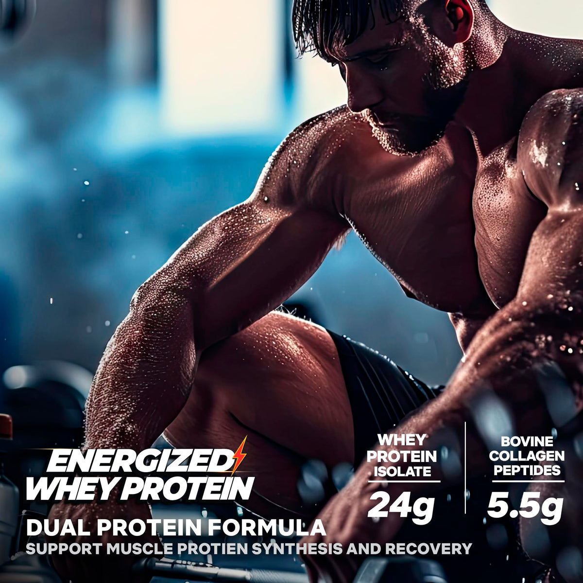 SUPERB4FIT Whey Protein Isolate Protein Keto Powder Chocolate Caramel Protein Shake