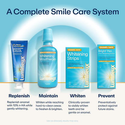 Lumineux, 10% Nano Hydroxyapatite Whitening Toothpaste, 3.75 oz, 3pk