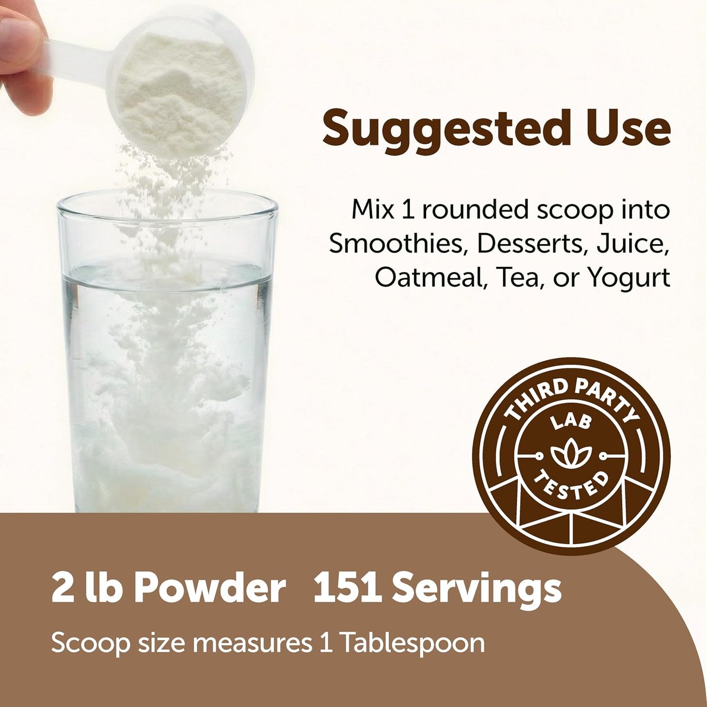Micro Ingredients Organic Coconut Milk Powder, 2 Lb | Plant-Based Creamer for Coffee, Tea & Smoothies | Rich & Creamy, Easy Mixing | Non-GMO, Gluten-Free, Keto & Paleo Friendly