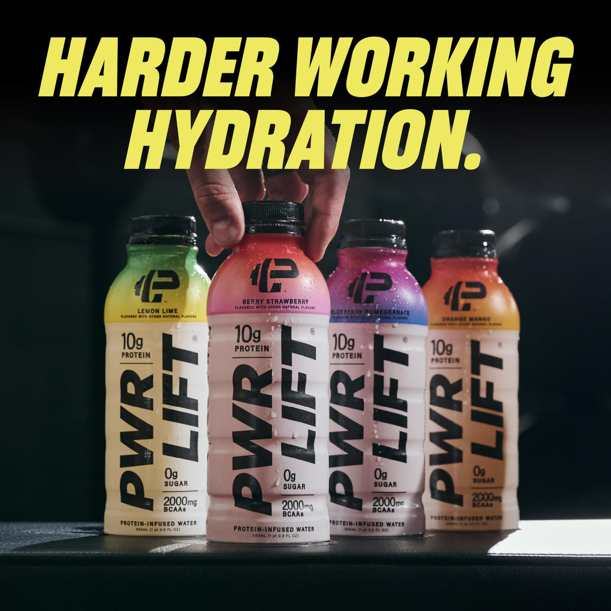 Whey Protein Water Sports Drink by PWR LIFT | Orange Mango | Keto, Vitamin B, Electrolyte